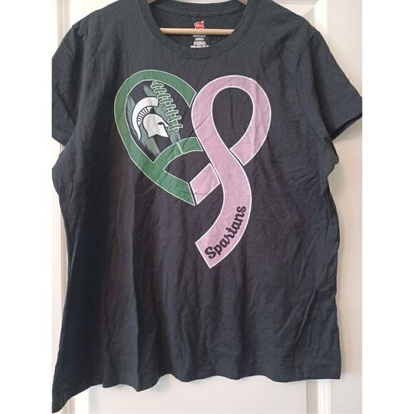 Michigan State Spartans Football Women's T-shirt size 2XL - Picture 1 of 2